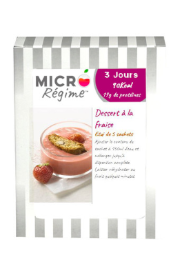 Entremets la fraise Micro Régime