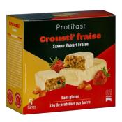 Barres crousti Fraise Protifast  x5