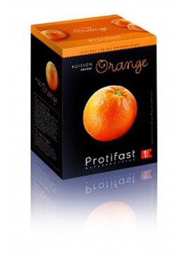 Boisson à l'orange pour régime hyperprotéiné