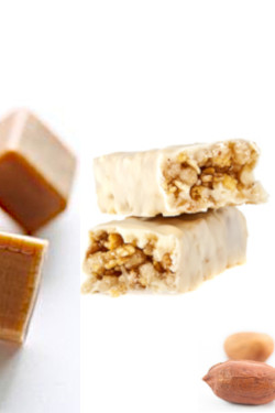 Barres protéinées beurre de cacahuète caramel hyperprotéiné Pharmapar PJ00497