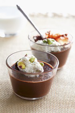 Dessert caramel aux éclats de chocolat Pharmapar 