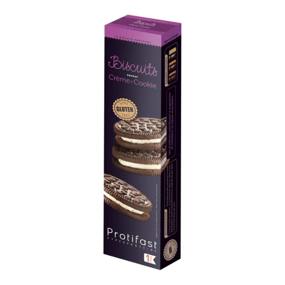 Biscuits saveur crme & cookie Protifast