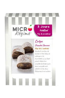 Crpe Chocolat banane Micro Rgime