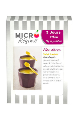 Flan citron Micro Rgime