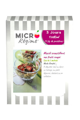 Muesli Framboises Bio Micro Régime " Nouvelle recette"