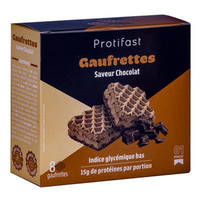Gaufrettes protéinées chocolat Protifast