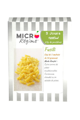 Pâtes fusilli Micro Régime " nouvelle recette "