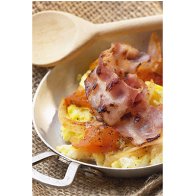 Omelette bacon fromage 400 g pour régime hyperprotéiné Pharmapar PNS17