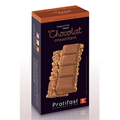 Tablettes de chocolat protéinées Protifast 