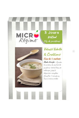 Velouté de volaille & croûtons  Micro Régime