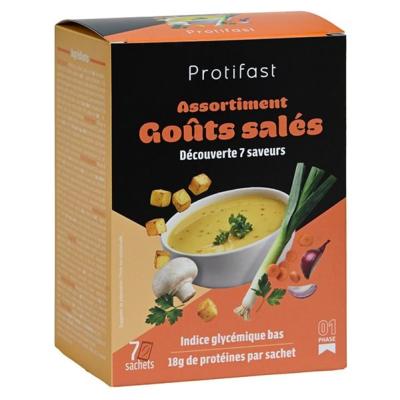 Assortiment de goûts salés 7 saveurs Protifast
