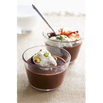 Dessert caramel aux éclats de chocolat Pharmapar 
