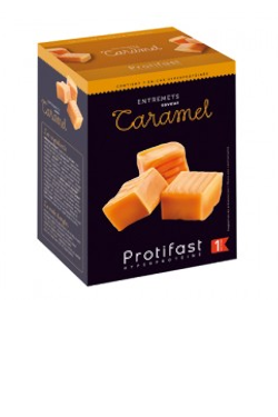 Entremets caramel pour régime hyperprotéiné