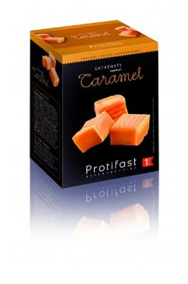 Entremets caramel pour régime hyperprotéiné