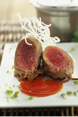 Plat préparé protéiné Médaillons de boeuf aux légumes