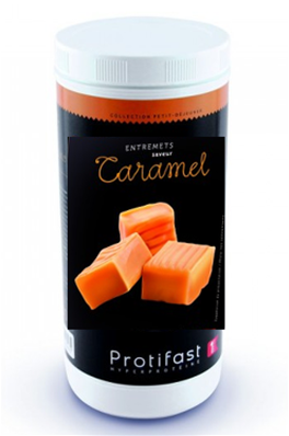 Entremets Caramel, pot de proteine de 500 g
